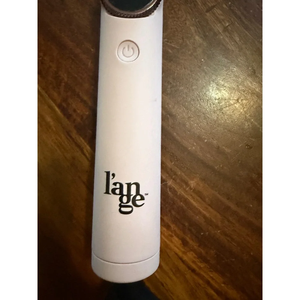 L'ange Le Vite Hair Straightening Brush Blush Pink Ceramic Ionic Heated Brush